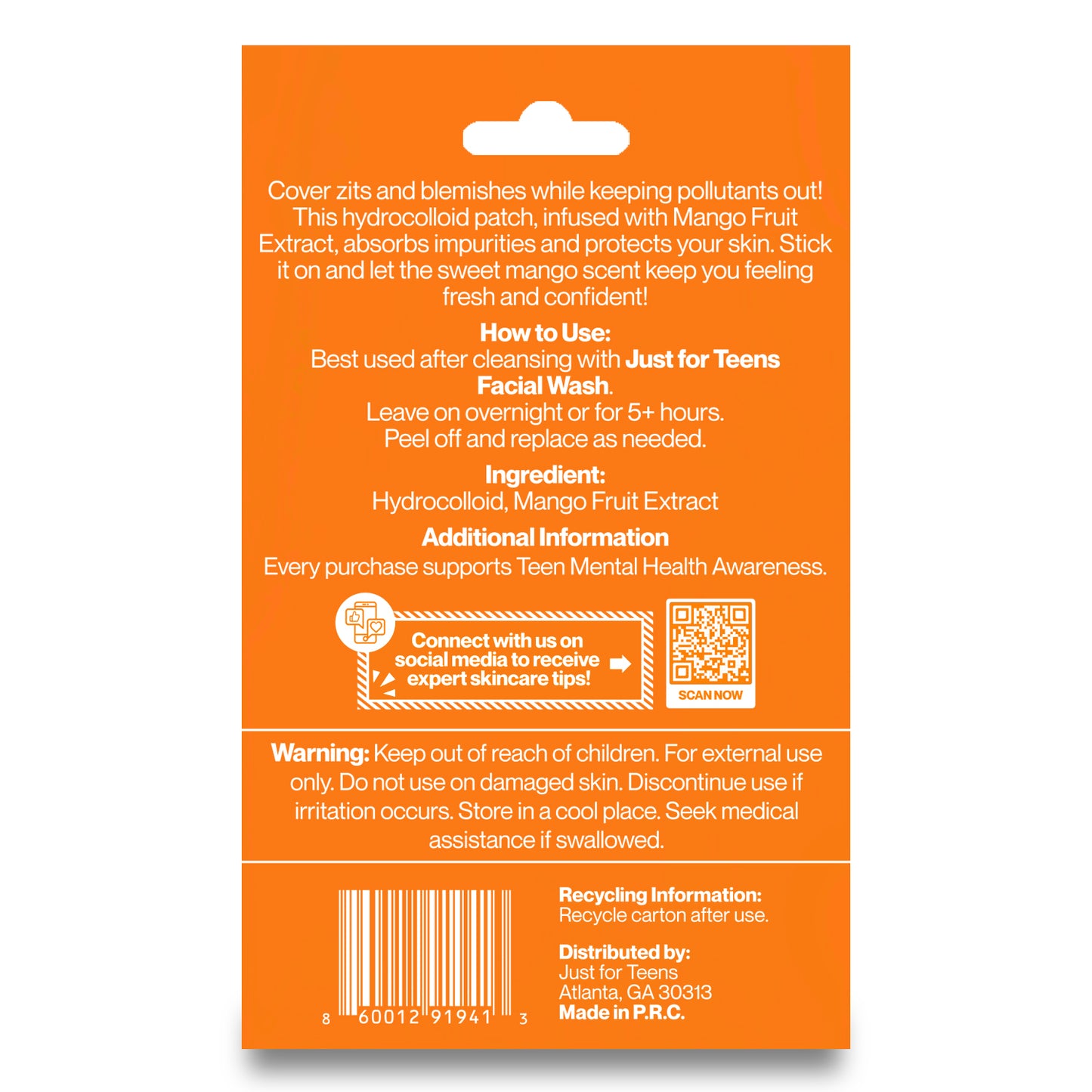 Mango Scented Pimple Patches